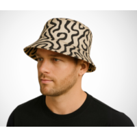 Versatile Bucket Hat – Cotton/Polyester Blend, Unstructured, Wide Brim, Ventilation Eyelets, Soft Sweatband, Embroidery or Patch Options, Camo/Solid/Patterned, Suitable for Travel, Fishing, Outdoor